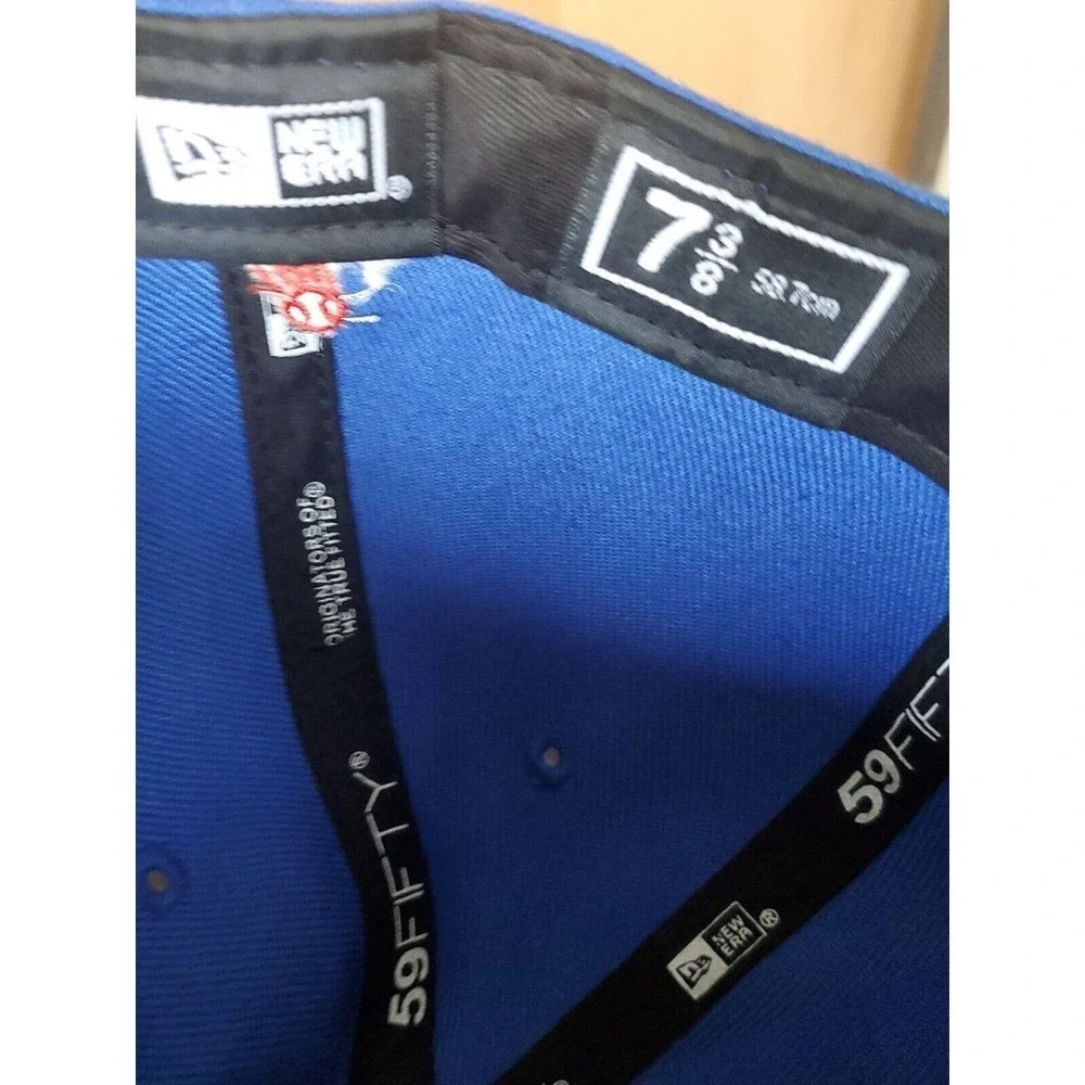 Los Angeles Dodgers Men's New Era 59FIFTY LA Logo MLB Baseball. 7 3/8